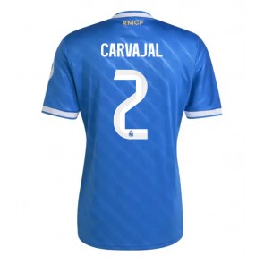 Lacne Muži Futbalové dres Real Madrid Daniel Carvajal #2 2025-26 Krátky Rukáv - Tretina